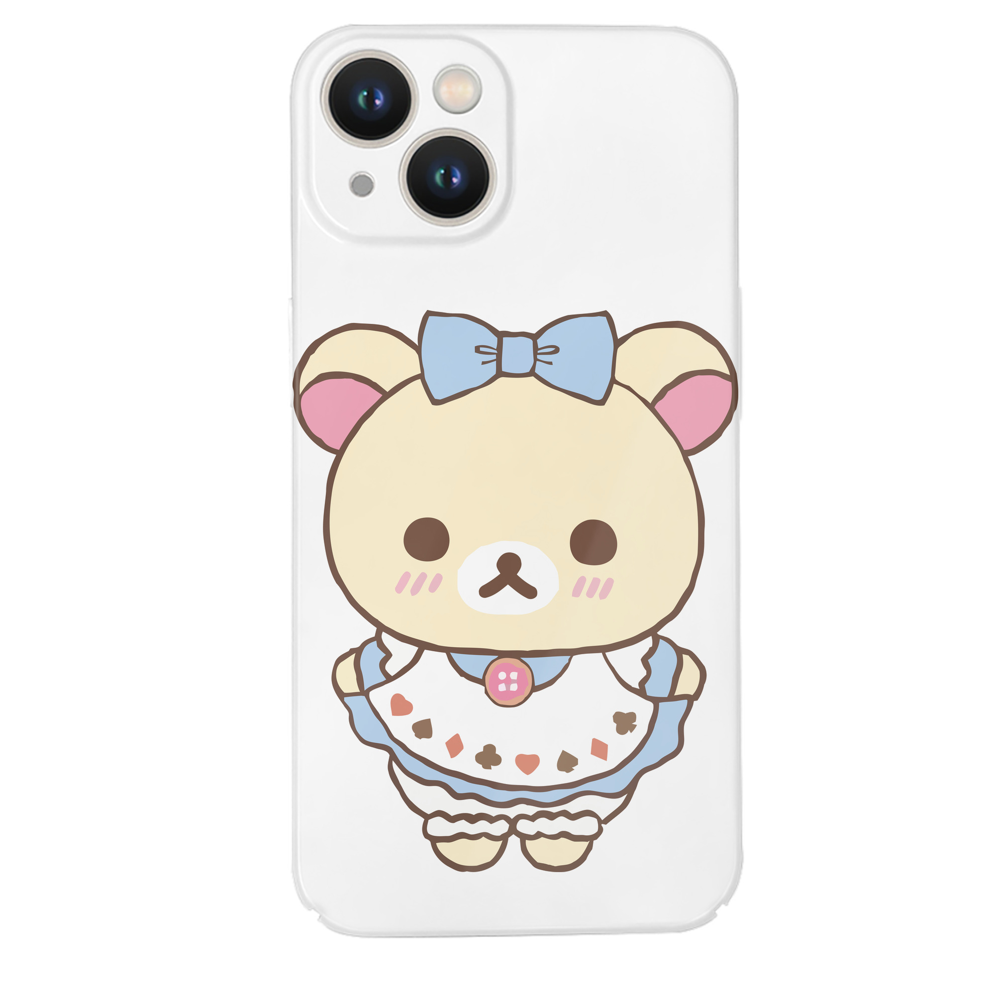 （画像用） リラックマ リラックマ キイロイトリ Rilakkuma Korilakkuma Kiiroitori 【iPhone 14シリーズ対応】ハードケース